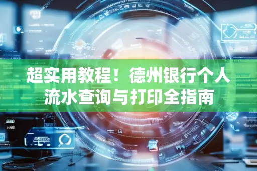 超实用教程!德州银行个人流水查询与打印全指南